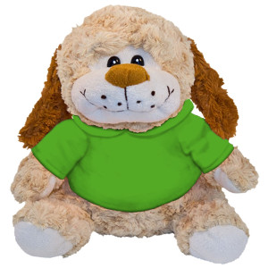 10" Plush Dog With Customizable Hoodie 