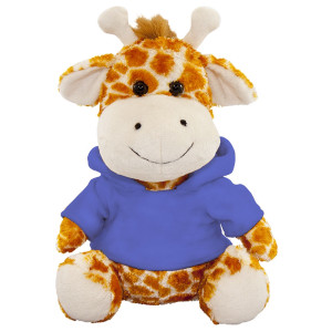 10" Plush Giraffe With Customizable Hoodie 