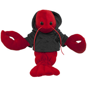 10" Plush Lobster With Customizable Hoodie 
