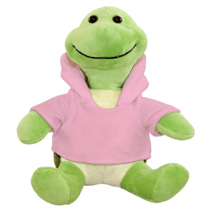 10" Plush Turtle With Customizable Hoodie 