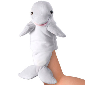 10" Plush Dolphin Hand Puppet 