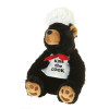 10" Plush Black Bear Cook By Giftable World®