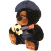 10" Plush Hillbilly Guitar Black Bear By Giftable World®
