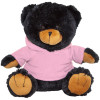 10" Plush Black Bear With Customizable Hoodie By Giftable World®