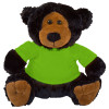 10" Plush Black Bear 2 With Customizable T-Shirt By Giftable World®
