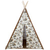 Cowboy Teepee With 4 Poles Made Of 100% Cotton By Giftable World®
