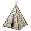 Cowboy Teepee With 4 Poles Made Of 100% Cotton By Giftable World®