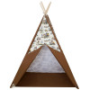 Cowboy Teepee With 4 Poles Made Of 100% Cotton By Giftable World®