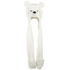 37" Plush Polar Bear Hat With Mittens By Giftable World®