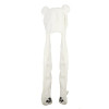 37" Plush Polar Bear Hat With Mittens By Giftable World®
