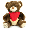 7" Plush Brown Bear With Customizable Bandana By Giftable World®