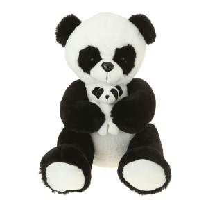 16'' Plush Panda With Baby 