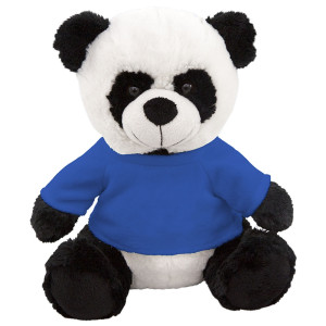 10" Plush Panda With Customizable T-Shirt 