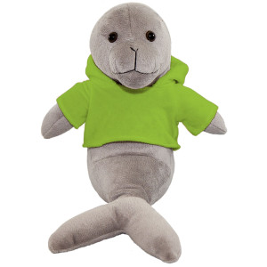 10" Plush Seal With Customizable Hoodie  
