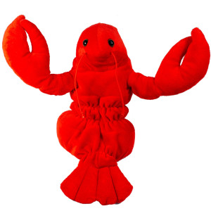 10" Plush Lobster Hand Puppet 