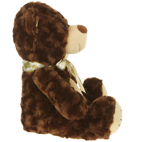 13" Plush Dark Brown Bear By Giftable World