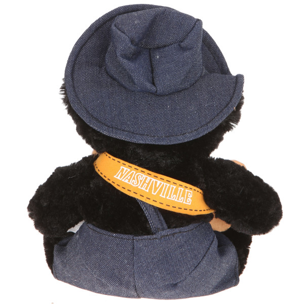 10" Plush Hillbilly Guitar Black Bear By Giftable World®