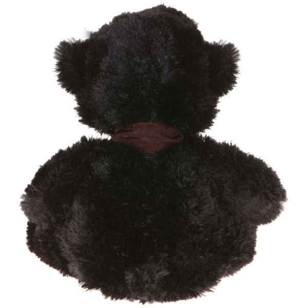 11" Plush Black Bear With Ribbon By Giftable World®