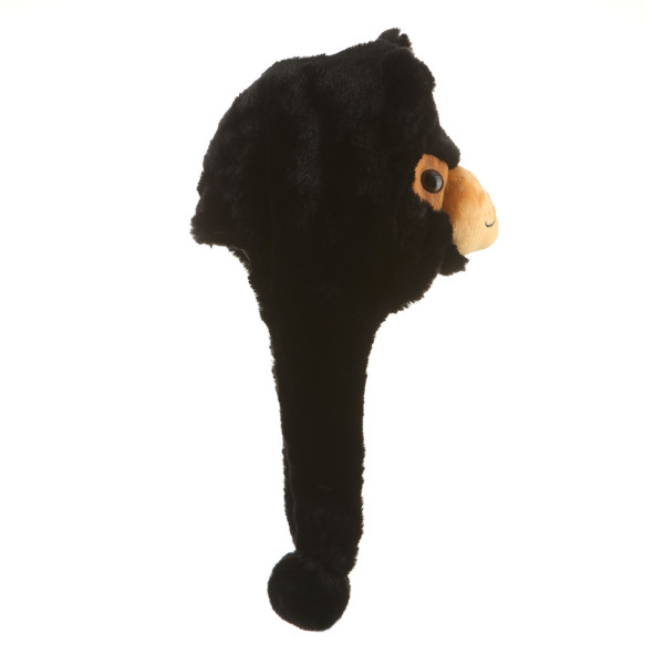 17" Plush Black Bear Hat By Giftable World®