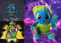 video game custom plush