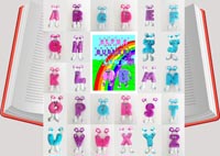 alphabet custom plush