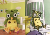 book author owl custom plush