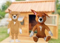 dog drawing custom plush